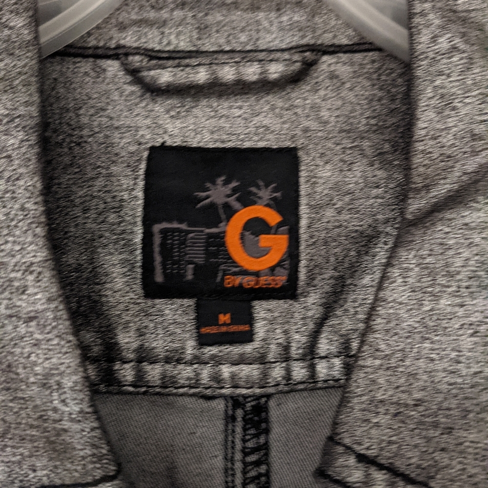 Guess dark silver denim jacket - Picture 4 of 6